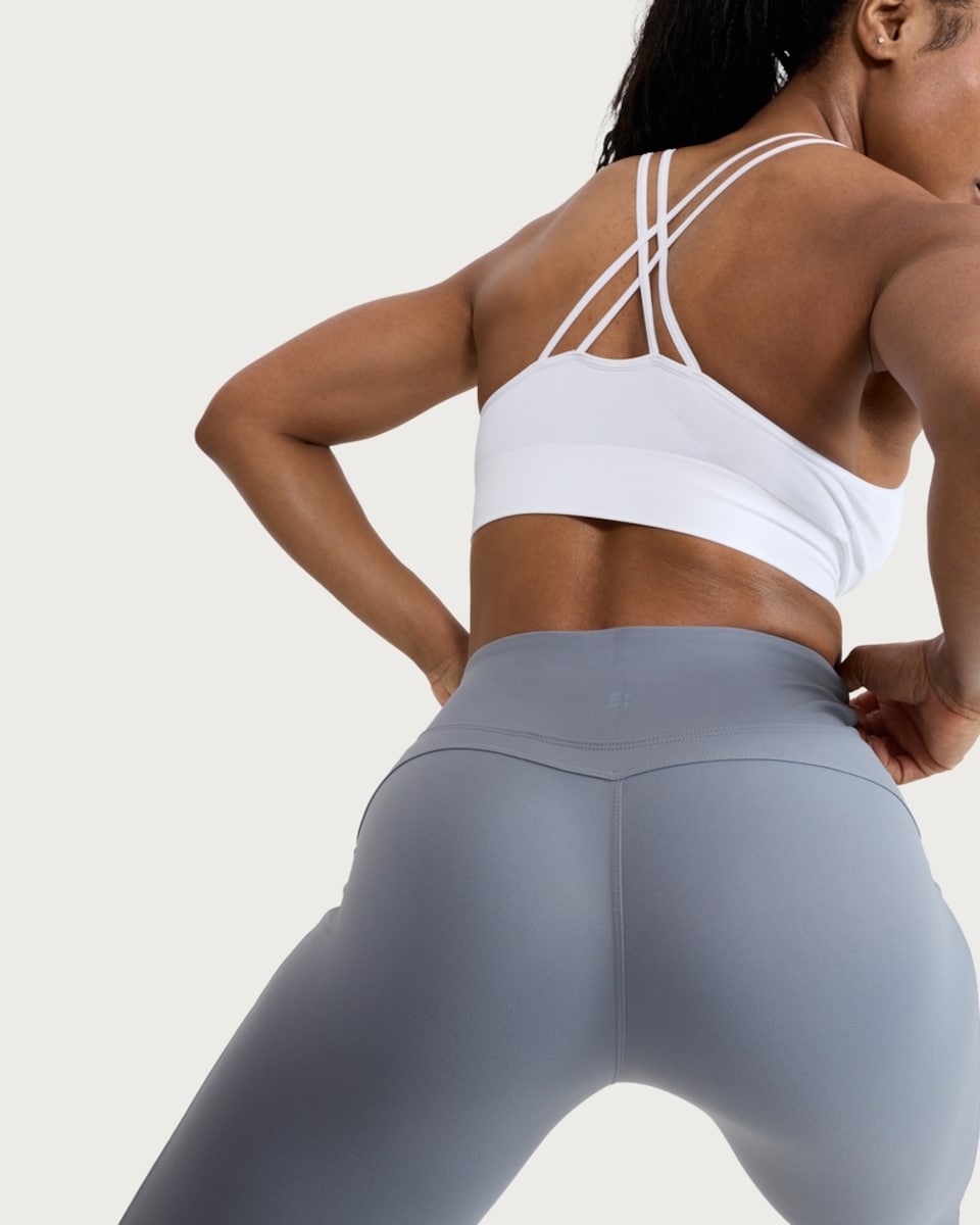 image 1 of F&F Active ULTRASTRETCH High Waisted Flared Leggings in Grey