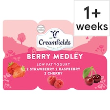 Creamfields Low Fat Yogurt - Berry Medley 6 x 125g