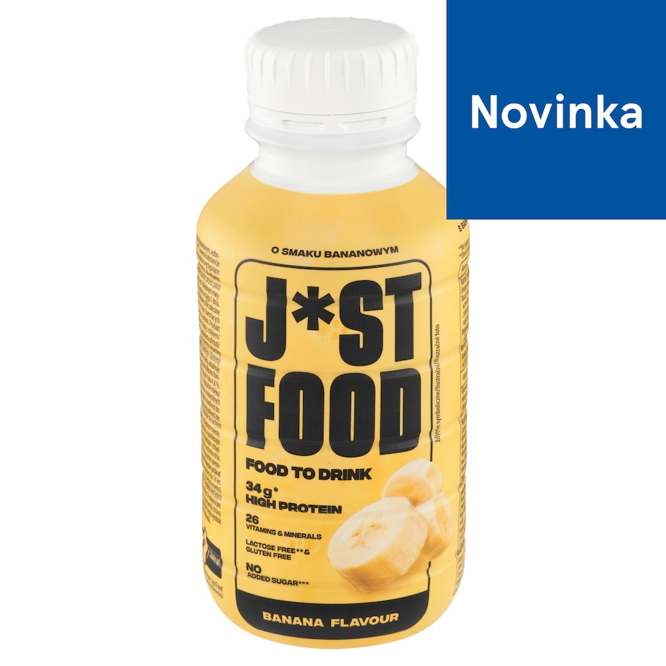 Just Food Lactose-Free Drink with Banana Flavour 500 ml