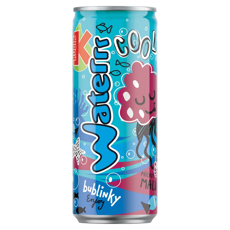 Kubík Waterrr Cool malina 330ml