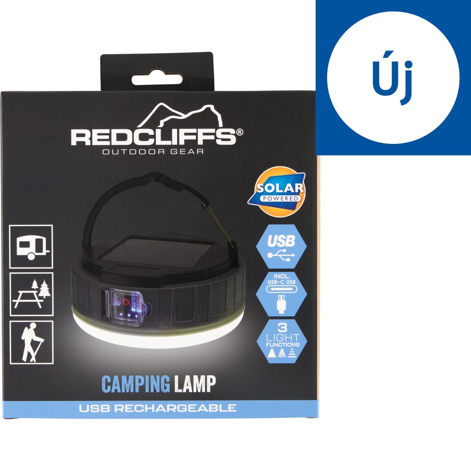 Redcliffs USB újratölthető LED kempinglámpa