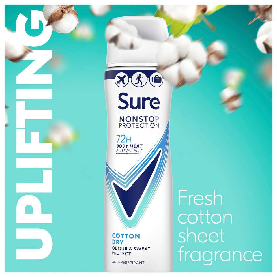 image 1 of Sure 72H Cotton Dry Antiperspirant 75Ml