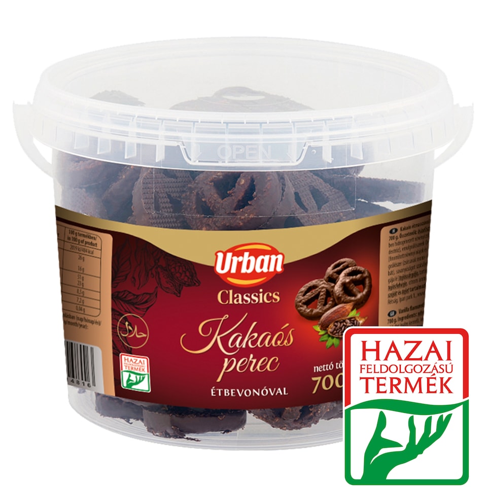 Urban Classics Cocoa Pretzel Dipped in Cocoa Mass 700 g