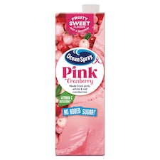 Ocean Spray No Added Sugar Pink Cranberry Juice Drink 1 Litre
