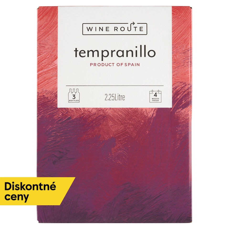 Wine Route Tempranillo červené víno suché 2,25 l