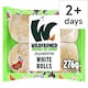 image 1 of Wildfarmed 4 White Bread Rolls 276g