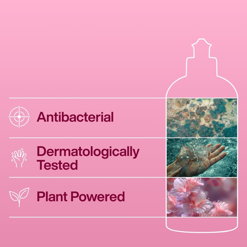 image 1 of INEOS 2 in 1 Washing Up Liquid Rhubarb + Pomegranate 500mL