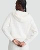 image 3 of The F&F Edit Cable Knit Pyjama Hoodie in Cream