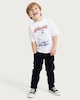 image 2 of F&F Boys Pure Cotton Frankly The Best Short Sleeved T-Shirt in White