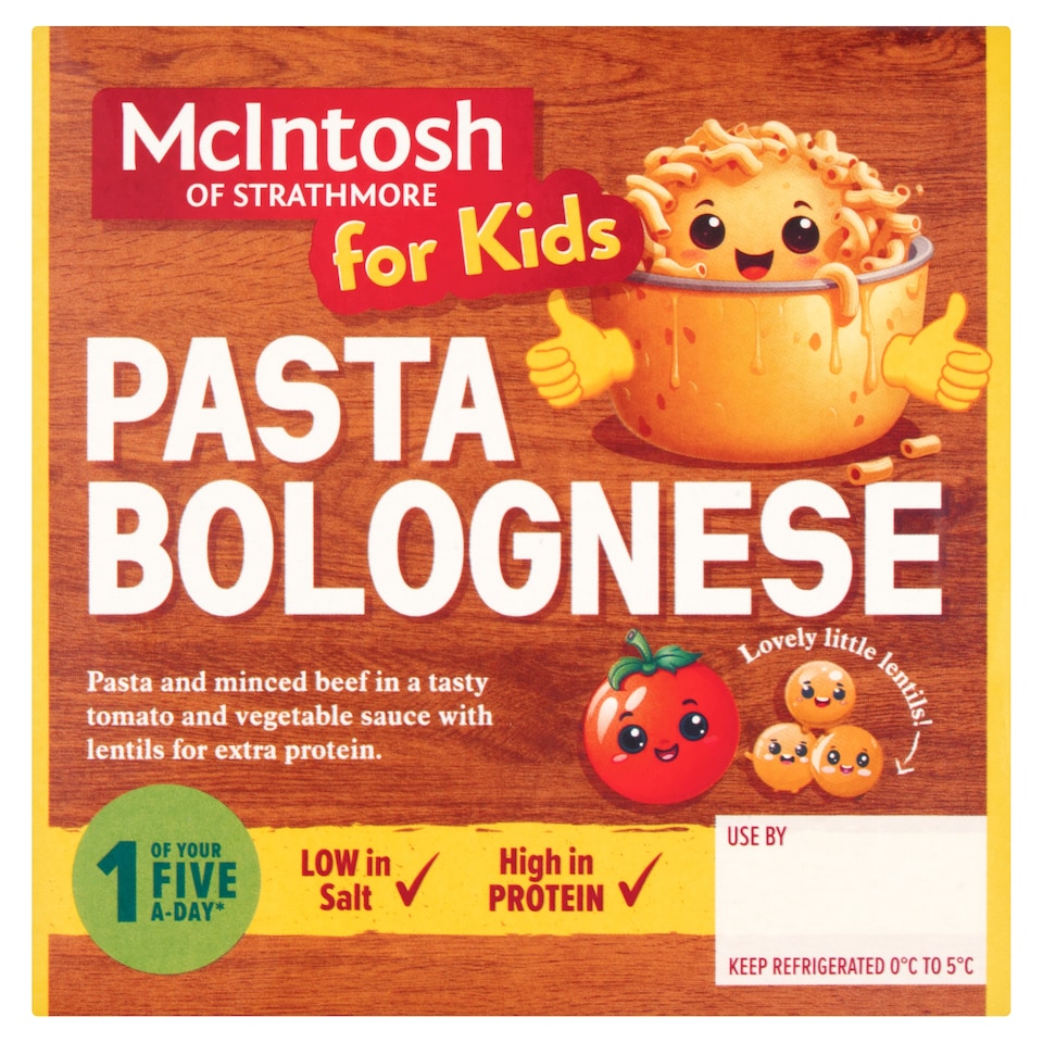 Mcintosh Kidz Pasta Bolognese 275G