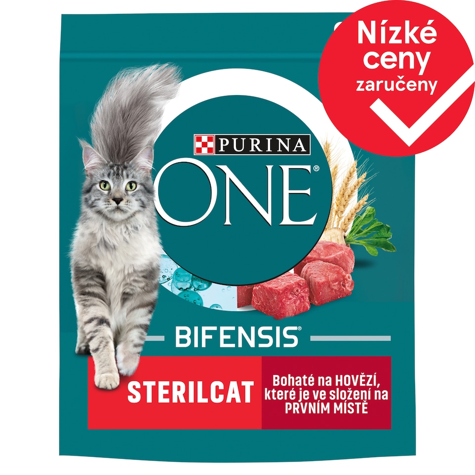 Purina ONE Sterilcat bohaté na hovězí 800g