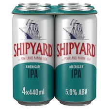 Shipyard American IPA Ale Beer Bottle 4X440ml