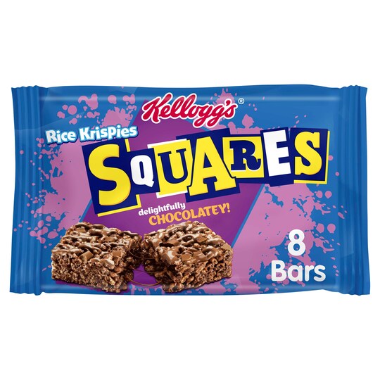 Kelloggs Rice Krispie Squares Chocolate 8X36g Tesco Groceries