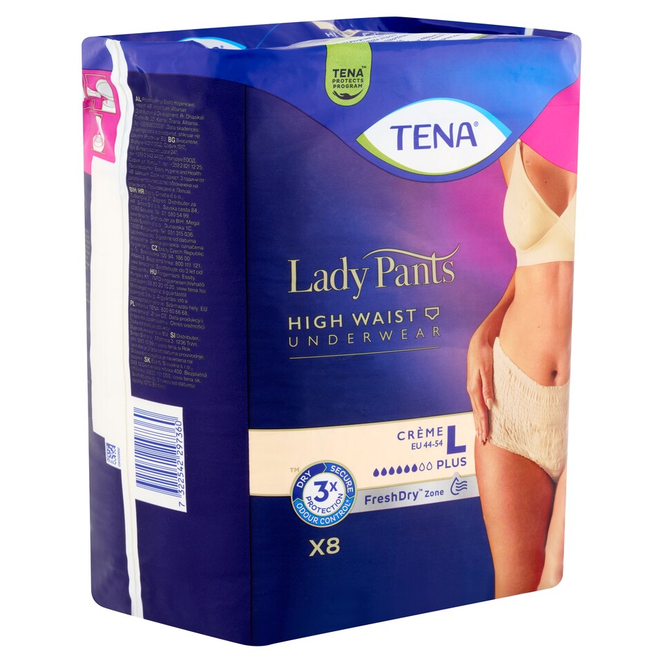 Tena Lady Crème inkontinencia-fehérnemű L 8 db  1. kép
