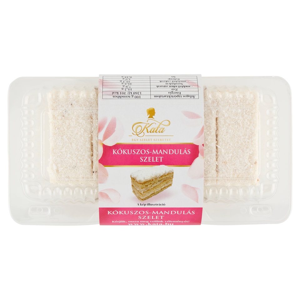 Kata kókuszos-mandulás szelet 5 db 200 g