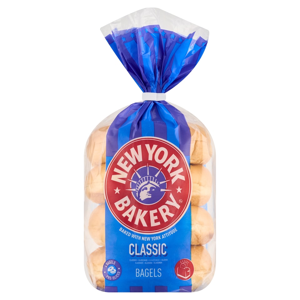 Obrázek 1 pro produkt New York Bakery Bagels Classic 4 x 75g (300g)