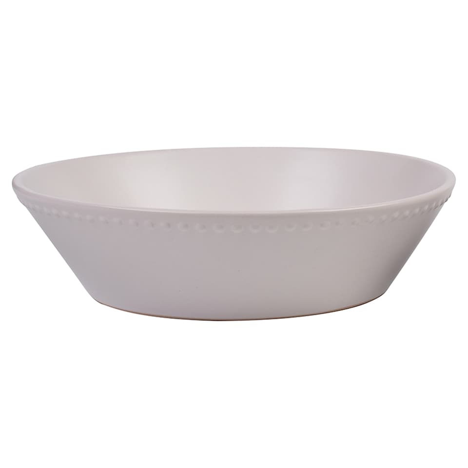 F&F Home White Beau Pasta Bowl