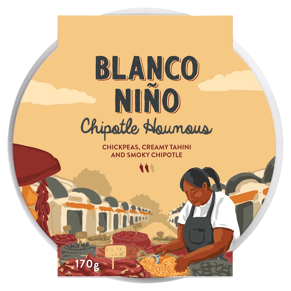 BLANCO NINO CHIPOTLE HOUMOUS 170G