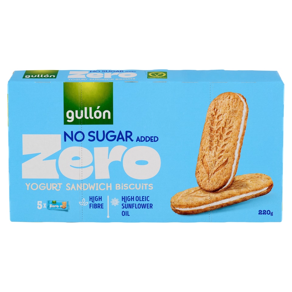 obrázok 1 z Gullón Sušienky plnené krémom 5 x 44 g (220 g)