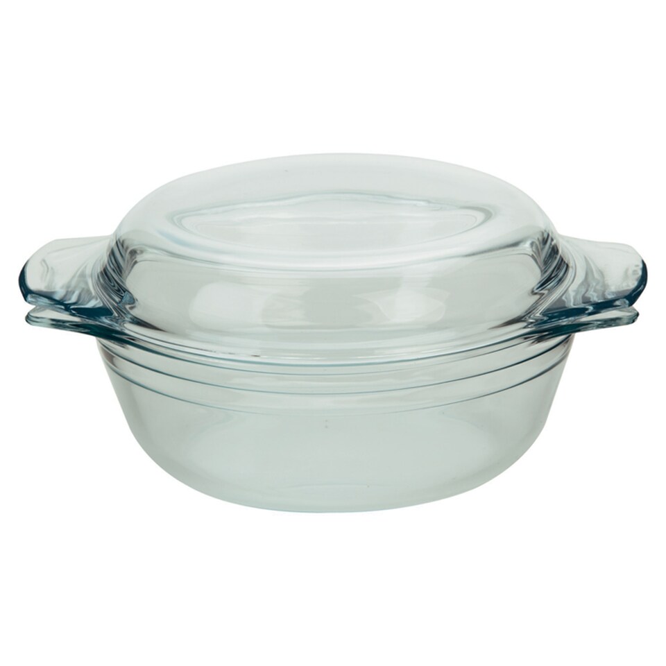 Tesco Glass Casserole Round 1.0L