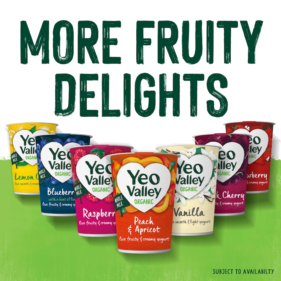 image 1 of Yeo Valley Strawberry Yogurt 450G