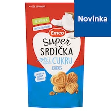 Emco Super Hearts Wheat Biscuits with Coconut 140 g