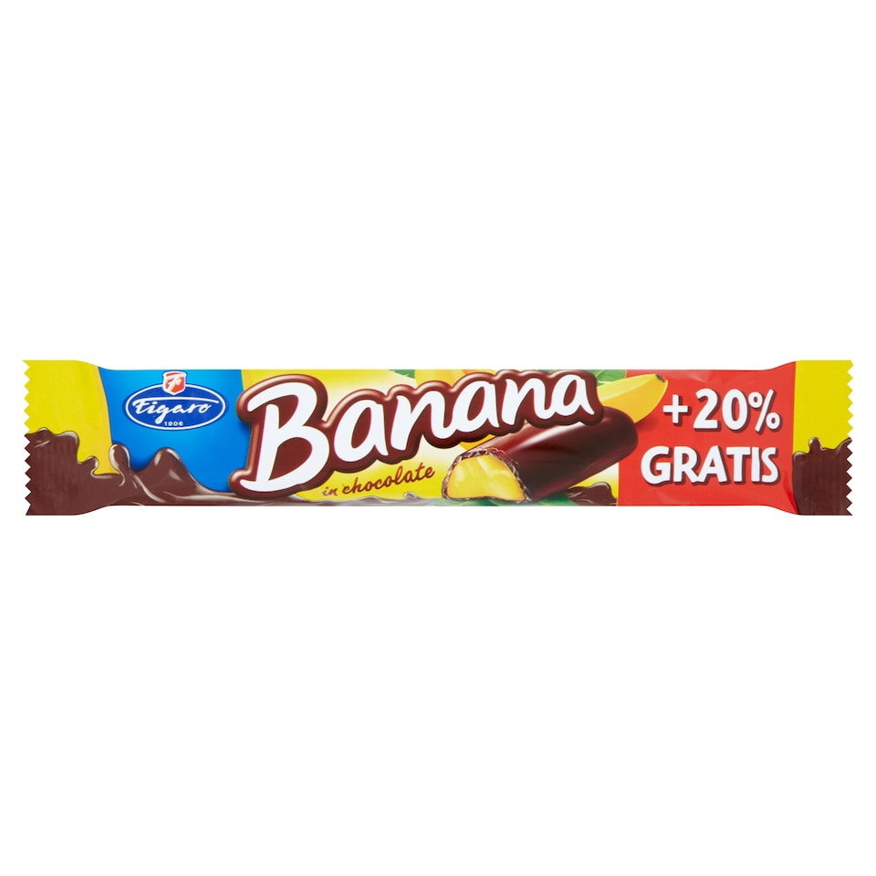 Figaro Banana pěnové banánové želé v čokoládě 30g
