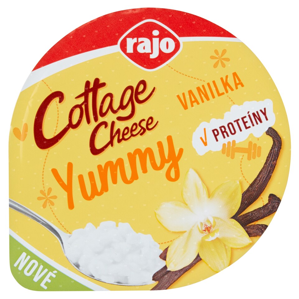 obrázok 1 z Rajo Cottage Cheese Yummy vanilka 180 g