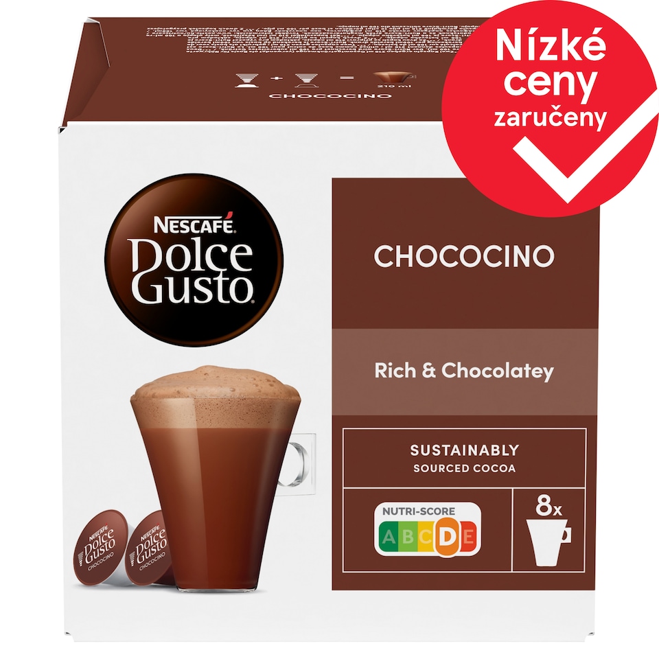 NESCAFÉ® Dolce Gusto® Chococino - čokoládový nápoj - 16 kapslí v balení