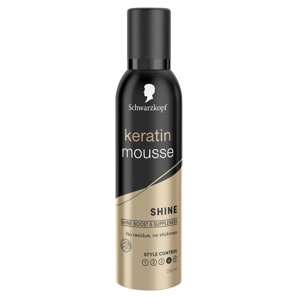 image 1 of Schwarzkopf Styling Keratin Hair Mousse 250ml