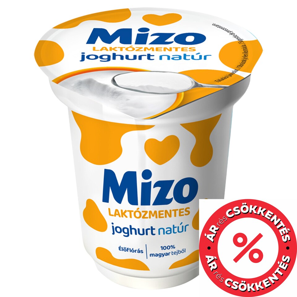 Mizo laktózmentes natúr joghurt 150 g