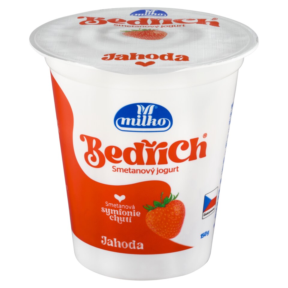 Milko Bedřich Smetanový jogurt jahoda 150g