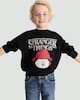 image 2 of  Stranger Things x Squishmallow Hellfire Club Sweatshirt in Black