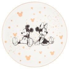 Tesco Mickey Gold Plate