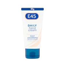 E45 Daily Moisturiser Hand Cream for Dry Hands 50g
