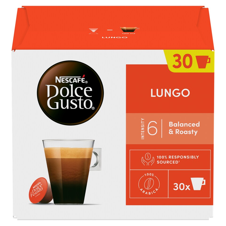 obrázok 1 z NESCAFÉ Dolce Gusto Lungo - káva v kapsulách - 30 ks