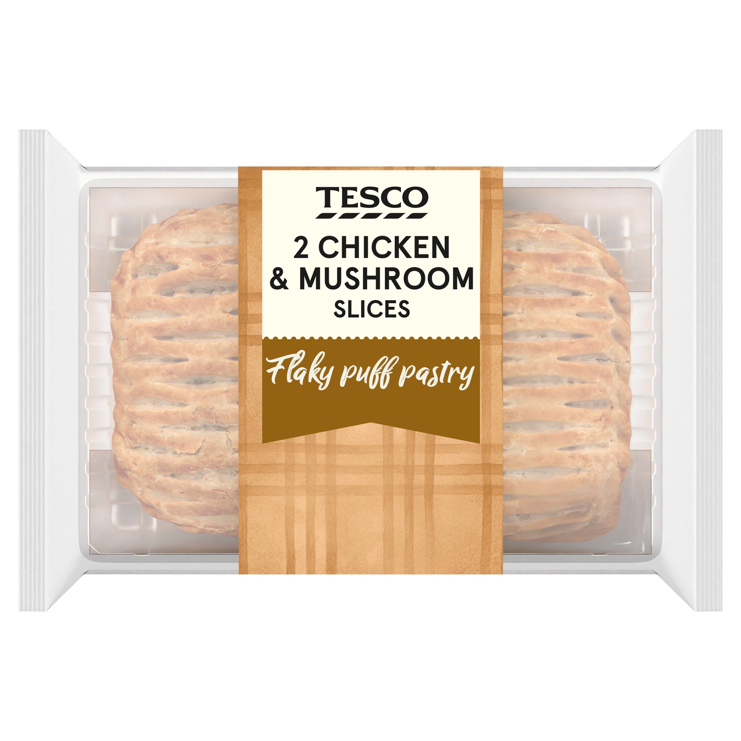 Tesco 2 Chicken & Mushroom Slices 300g