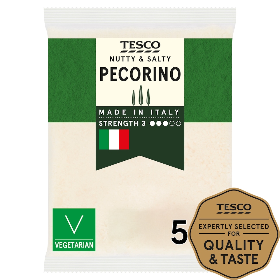 Tesco Grated Pecorino Cheese 50G