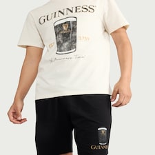 F&F Pure Cotton Guinness Print Shorts Pyjama Set in Multi
