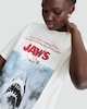 image 1 of Jaws Movie Poster Pure Cotton T-Shirt in White