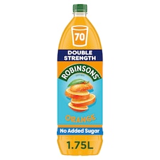 Robinsons Double Strength Orange No Added Sugar Squash 1.75L 