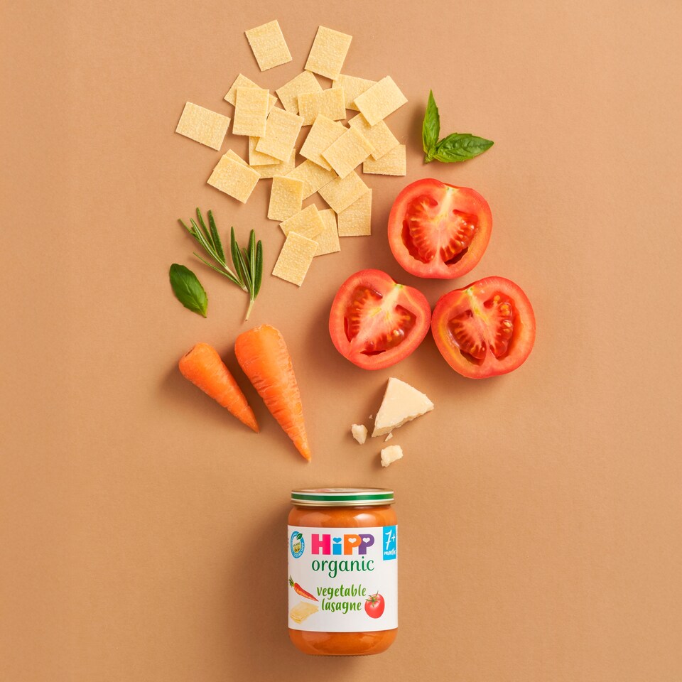 image 1 of Hipp 7 Month Organic Vegetable Lasagne 190G Jar