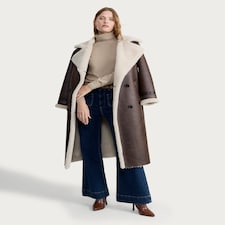 F&F Knitted Roll Neck Jumper in Mink