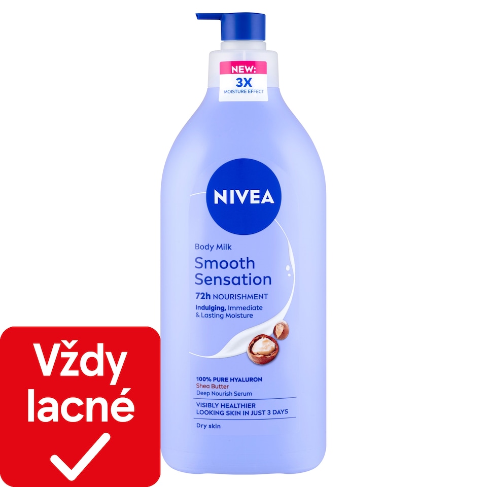 obrázok 1 z Nivea Smooth Sensation Krémové telové mlieko 625 ml