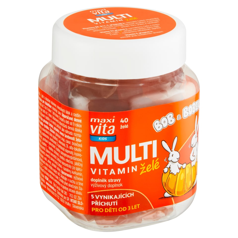 Obrázek 1 pro produkt Maxi Vita Kids Multi vitamin želé 133g
