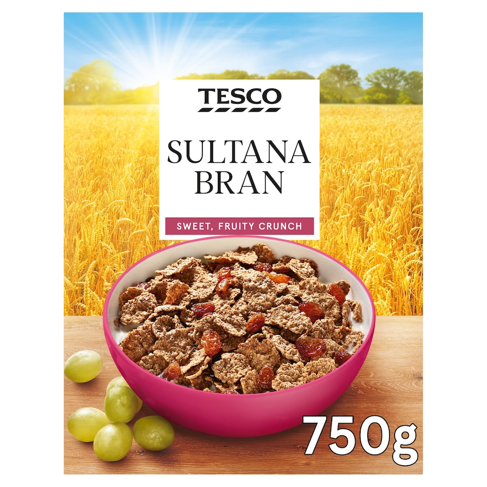 Tesco Sultana Bran Cereal 750G