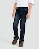 image 1 of F&F Boys Elasticated Waist Jeans in Navy