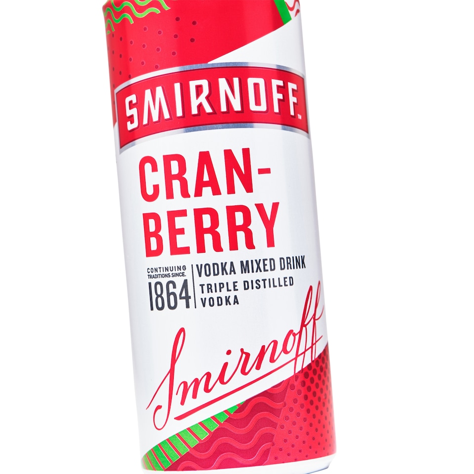 image 1 of Smirnoff Red Label Vodka and Cranberry Ready to Drink Premix 250ml