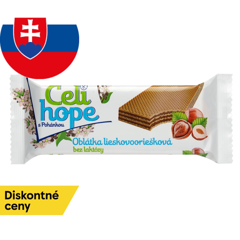 Celihope oblátka lieskovooriešková