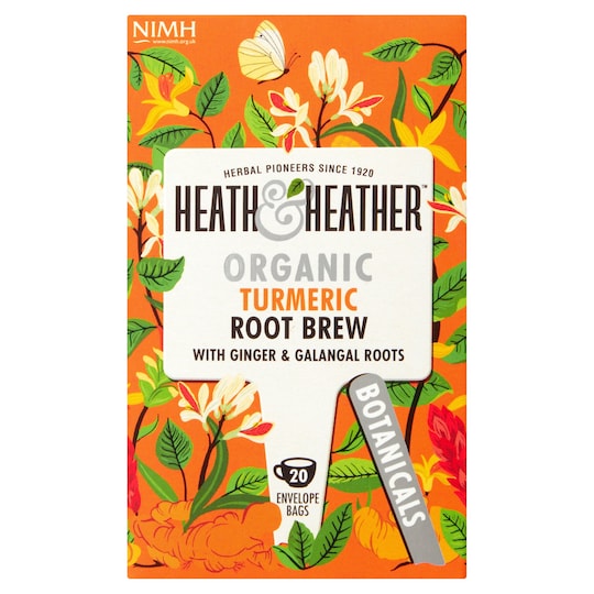 Heath & Heather Organic Turmeric Root Brew 30G Tesco Groceries